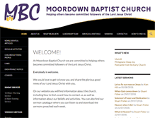 Tablet Screenshot of moordownbaptist.org